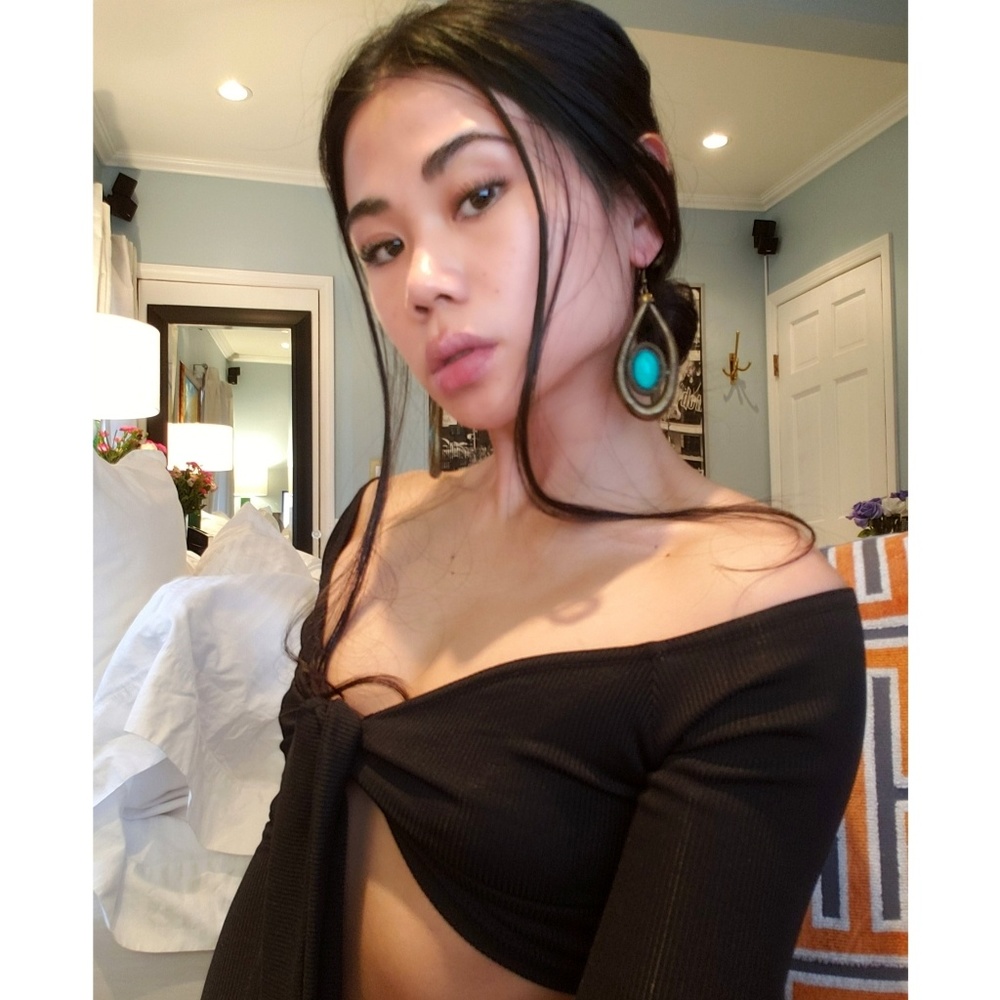 💚 TOBI Turquiose Statement Earrings 💚